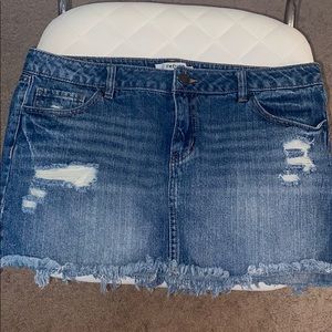 Mini Denim Skirt